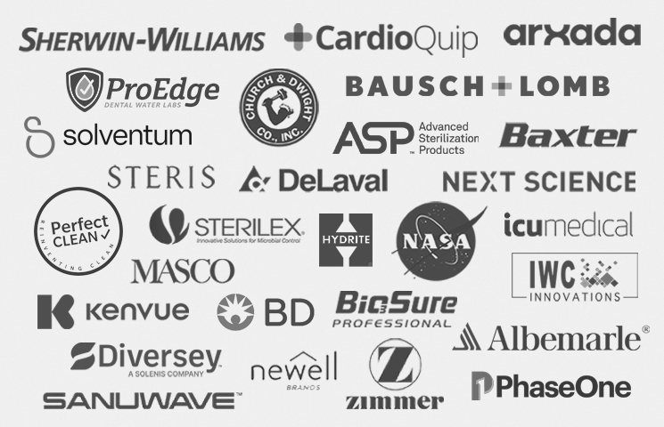 graphic with company logos